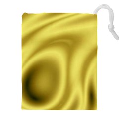 Golden Wave 2 Drawstring Pouch (4xl) by Sabelacarlos