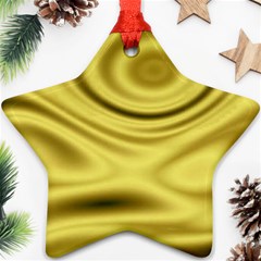 Golden Wave 3 Ornament (star) by Sabelacarlos