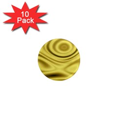 Golden Wave 3 1  Mini Magnet (10 Pack)  by Sabelacarlos