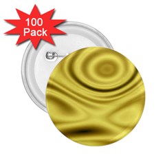 Golden Wave 3 2 25  Buttons (100 Pack)  by Sabelacarlos