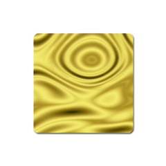 Golden Wave 3 Square Magnet by Sabelacarlos