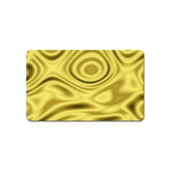 Golden Wave 3 Magnet (name Card) by Sabelacarlos