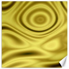 Golden Wave 3 Canvas 20  X 20 