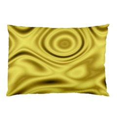 Golden Wave 3 Pillow Case by Sabelacarlos