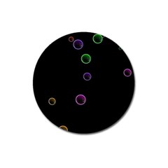 Bubble In Dark 2 Magnet 3  (round) by Sabelacarlos