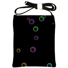 Bubble In Dark 2 Shoulder Sling Bag by Sabelacarlos