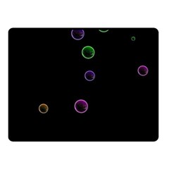 Bubble In Dark 2 Fleece Blanket (small) by Sabelacarlos