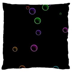 Bubble In Dark 2 Standard Flano Cushion Case (one Side)