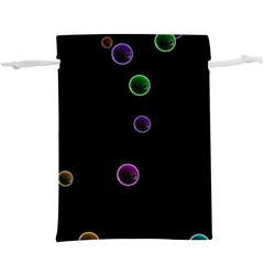 Bubble In Dark 2  Lightweight Drawstring Pouch (xl) by Sabelacarlos