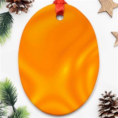 Honey Wave 2 Oval Ornament (two Sides) by Sabelacarlos