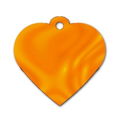 Honey Wave 2 Dog Tag Heart (one Side)