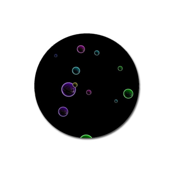 Bubble In Dark Magnet 3  (Round)