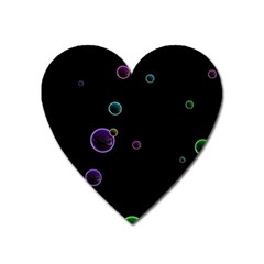 Bubble In Dark Heart Magnet