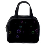 Bubble In Dark Classic Handbag (Two Sides) Back