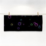 Bubble In Dark Hand Towel Front