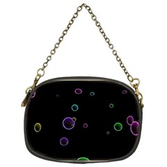 Bubble In Dark Chain Purse (One Side)