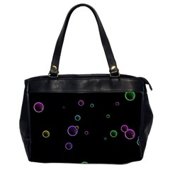 Bubble In Dark Oversize Office Handbag (2 Sides)