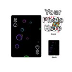 Bubble In Dark Playing Cards 54 Designs (Mini) Front - Spade2