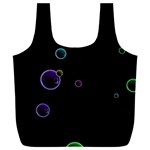 Bubble In Dark Full Print Recycle Bag (XXL) Front