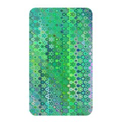 Boho Green Floral Print Memory Card Reader (rectangular) by SpinnyChairDesigns