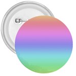 Pastel Rainbow Ombre Gradient 3  Buttons Front