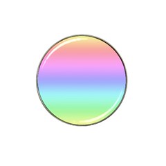 Pastel Rainbow Ombre Gradient Hat Clip Ball Marker (10 Pack) by SpinnyChairDesigns