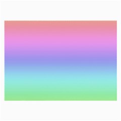 Pastel Rainbow Ombre Gradient Large Glasses Cloth by SpinnyChairDesigns