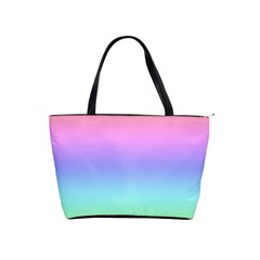 Pastel Rainbow Ombre Gradient Classic Shoulder Handbag by SpinnyChairDesigns