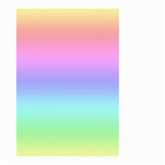 Pastel Rainbow Ombre Gradient Small Garden Flag (two Sides) by SpinnyChairDesigns