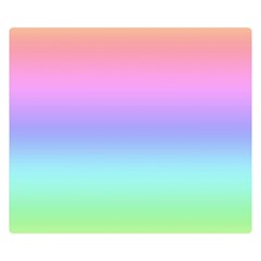 Pastel Rainbow Ombre Gradient Double Sided Flano Blanket (small)  by SpinnyChairDesigns