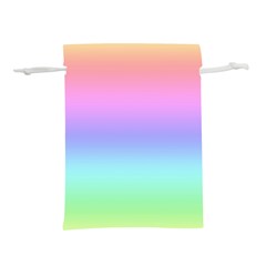 Pastel Rainbow Ombre Gradient Lightweight Drawstring Pouch (s) by SpinnyChairDesigns