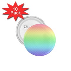 Pastel Rainbow Diamond Pattern 1.75  Buttons (10 pack)