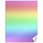 Pastel Rainbow Diamond Pattern Canvas 12  x 16  11.86 x15.41  Canvas - 1