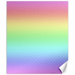 Pastel Rainbow Diamond Pattern Canvas 20  x 24  19.57 x23.15  Canvas - 1