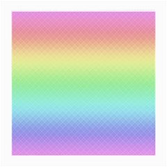 Pastel Rainbow Diamond Pattern Medium Glasses Cloth (2 Sides) by SpinnyChairDesigns