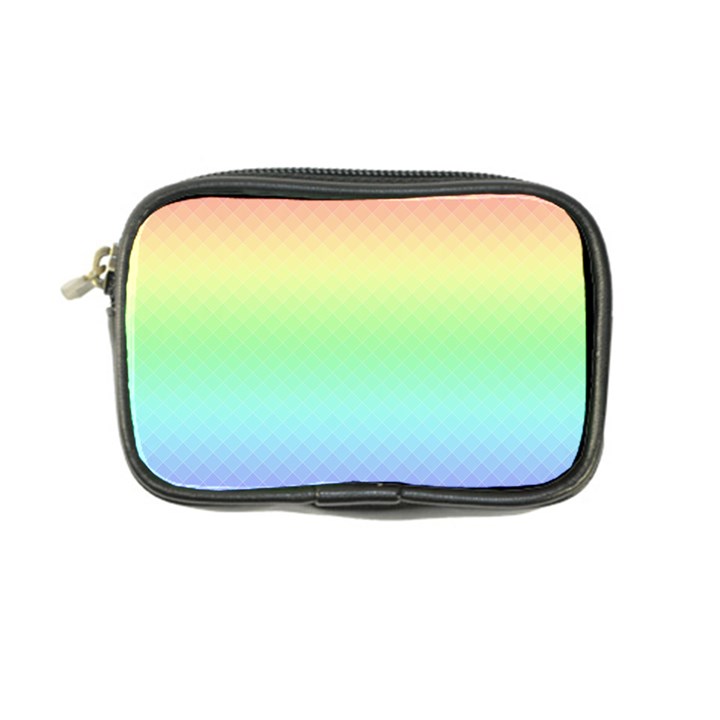 Pastel Rainbow Diamond Pattern Coin Purse