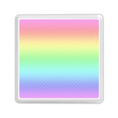 Pastel Rainbow Diamond Pattern Memory Card Reader (square) by SpinnyChairDesigns