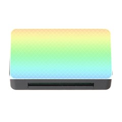 Pastel Rainbow Diamond Pattern Memory Card Reader with CF