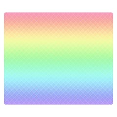 Pastel Rainbow Diamond Pattern Double Sided Flano Blanket (small)  by SpinnyChairDesigns