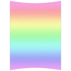 Pastel Rainbow Diamond Pattern Back Support Cushion by SpinnyChairDesigns