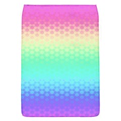 Rainbow Floral Ombre Print Removable Flap Cover (s) by SpinnyChairDesigns