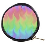 Pastel Rainbow Flame Ombre Mini Makeup Bag Front