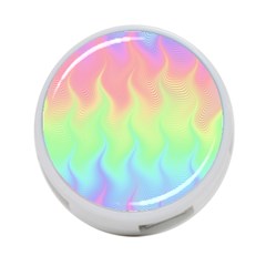 Pastel Rainbow Flame Ombre 4-port Usb Hub (one Side) by SpinnyChairDesigns