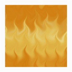 Gold Flame Ombre Medium Glasses Cloth (2 Sides) by SpinnyChairDesigns