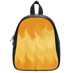 Gold Flame Ombre School Bag (small) by SpinnyChairDesigns