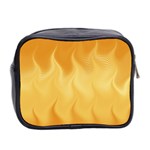 Gold Flame Ombre Mini Toiletries Bag (Two Sides) Back