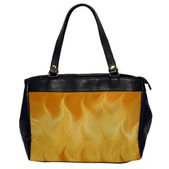 Gold Flame Ombre Oversize Office Handbag by SpinnyChairDesigns