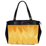 Gold Flame Ombre Oversize Office Handbag (2 Sides) Front