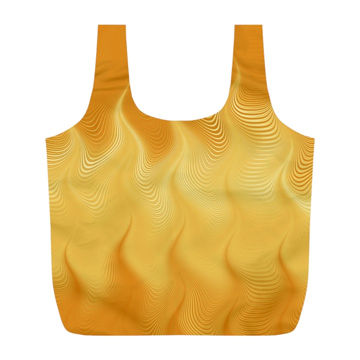 Gold Flame Ombre Full Print Recycle Bag (L)