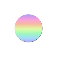 Pastel Rainbow Ombre Golf Ball Marker (4 Pack) by SpinnyChairDesigns